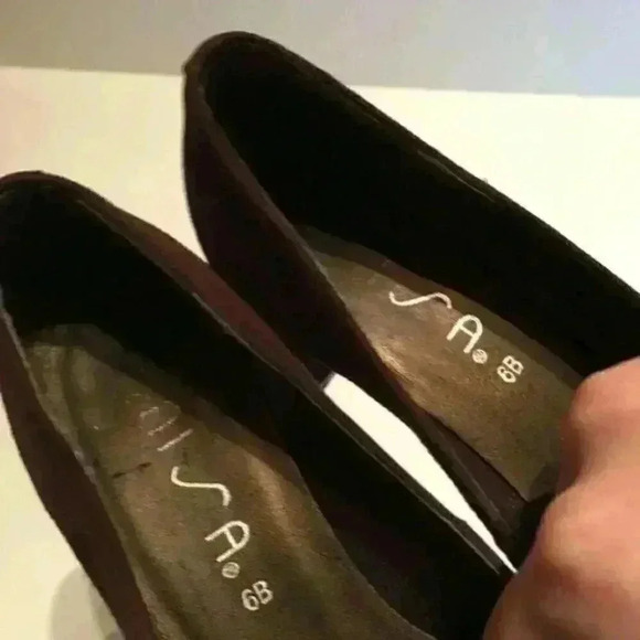 Unisa Heels Size 6 Brown Suede Made In Spain - Picture 8 of 9